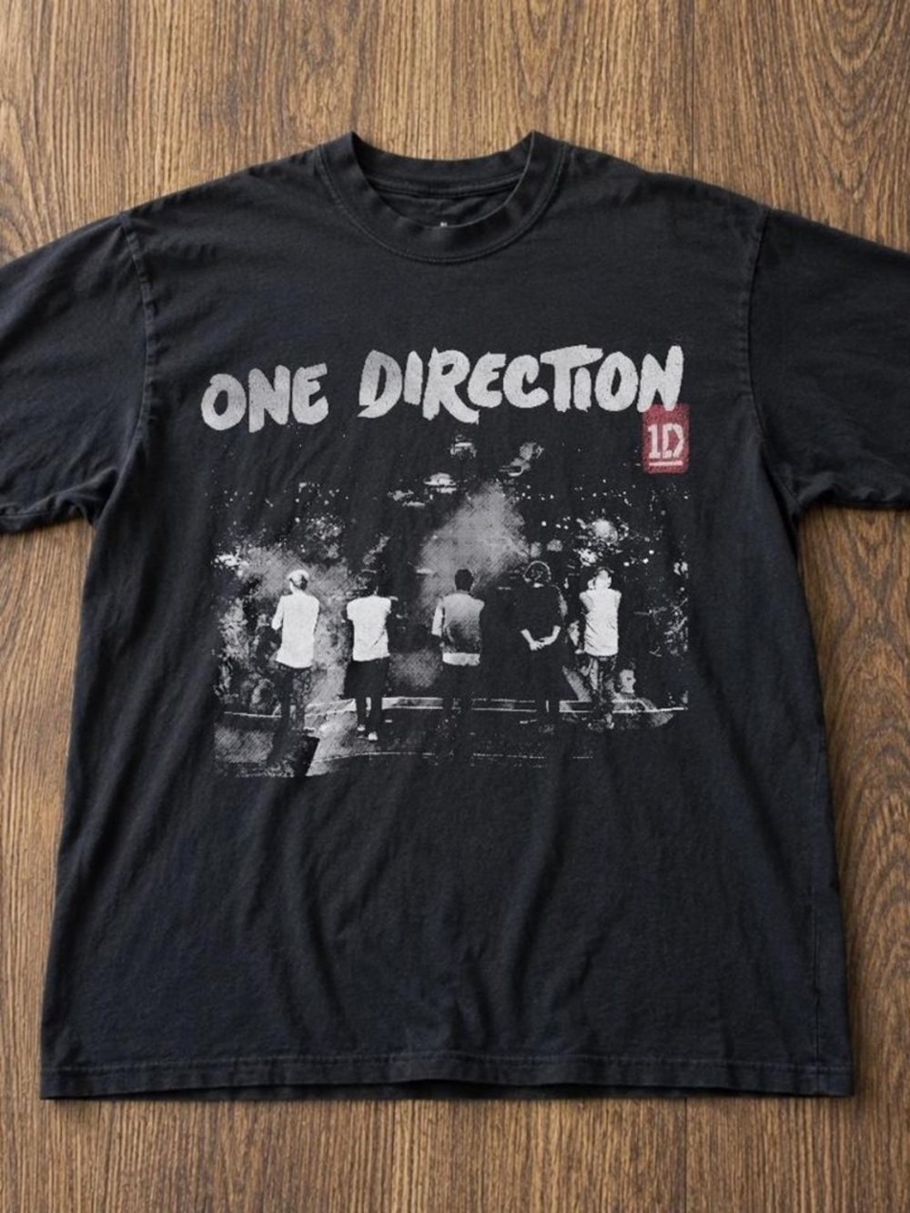 1D Black Graphic Band T-Shirt